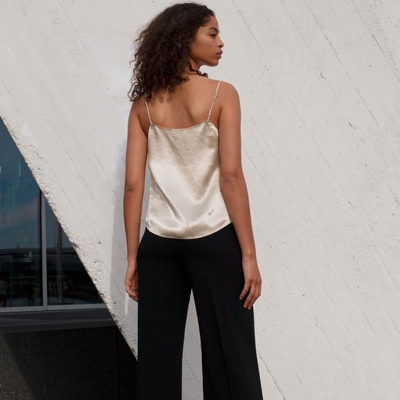 Babaton champagne silk benji camisole - Picture 4 of 11